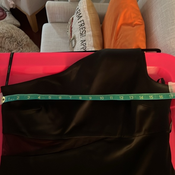 Black Calvin Klein one shoulder dress Size 10 Worn once, great condition - Picture 5 of 7